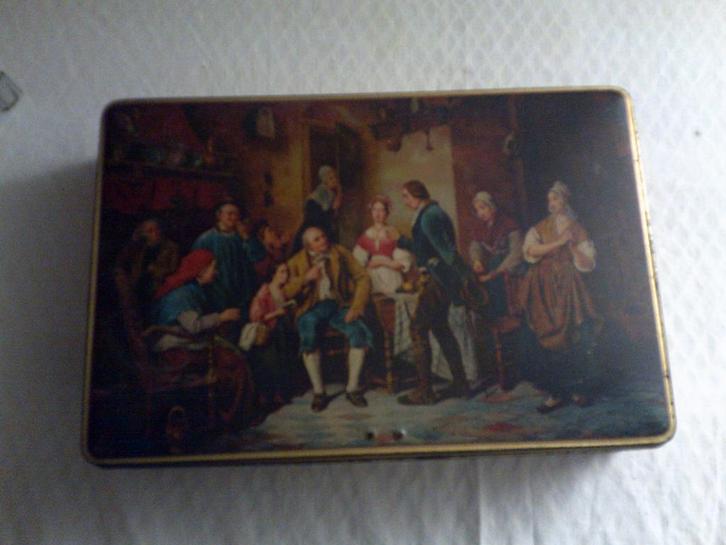 Vintage blik, Collections, Boîte en métal, Utilisé, Autre, Autres marques, Enlèvement ou Envoi