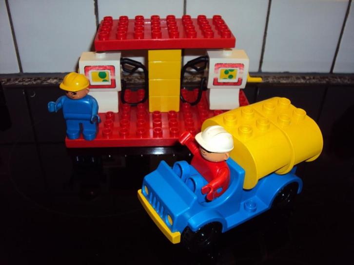 Lego Duplo 1984 Benzinestation vintage 2639*VOLLEDIG*, Kinderen en Baby's, Speelgoed | Duplo en Lego, Duplo, Complete set, Ophalen of Verzenden