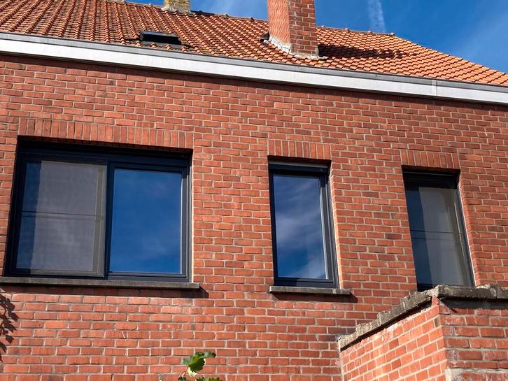 Diverse ramen Deceuninck, antraciet buiten en wit binnenkant, Doe-het-zelf en Bouw, Glas en Ramen, Zo goed als nieuw, Gevelraam of Ruit