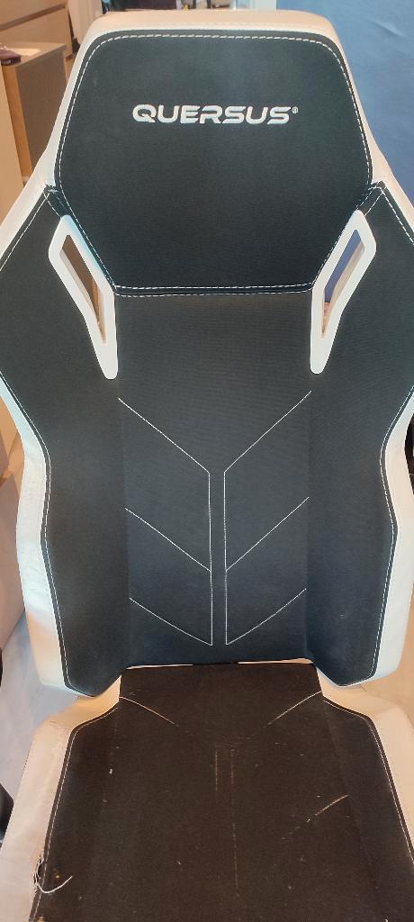 Gamestoel: Quersus Evos 301, Huis en Inrichting, Bureaustoelen, Gebruikt, Bureaustoel, Zwart, Gaming bureaustoel, Ophalen