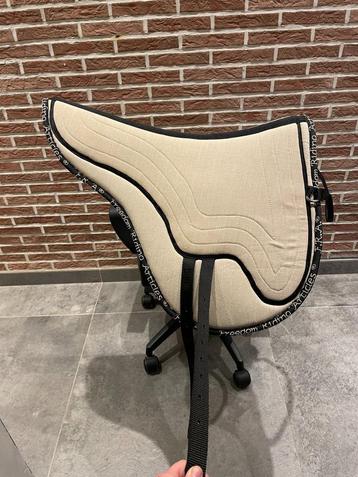 FRA Bareback Pad Jeany Denim in Beige beschikbaar voor biedingen