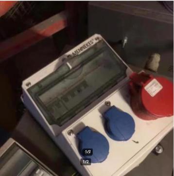 mennekes electriciteitskast beschikbaar voor biedingen