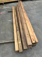 Palen 9x9 2m70, Tuin en Terras, Palen, Balken en Planken, Ophalen, Zo goed als nieuw, Palen
