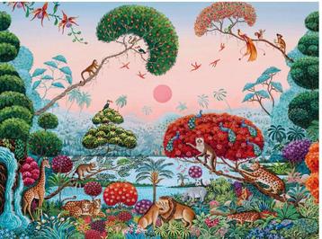 1500 stukjes puzzel „Exotic Garden” (80 x 60 cm) beschikbaar voor biedingen