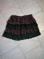 Rok met ruches, Kleding | Dames, Rokken, Zwart, Zo goed als nieuw, Maat 36 (S), Boven de knie