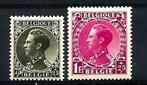 België 1934 Leopold III profiel links OBP 390 &392**, Postzegels en Munten, Koninklijk huis, Orginele gom, Ophalen of Verzenden