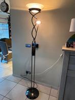 Mooie staanlamp met leeslamp, landelijk, schakelaar hand, Huis en Inrichting, Lampen | Vloerlampen, Ophalen