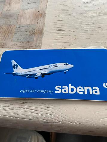 Originele zelfklever Sabena  beschikbaar voor biedingen