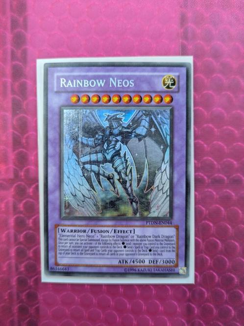 Rainbow Neos Ghost rare PTDN-EN044, Hobby en Vrije tijd, Verzamelkaartspellen | Yu-gi-Oh!, Zo goed als nieuw, Ophalen of Verzenden