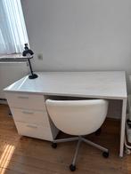 Bureau met stoel en lamp, Huis en Inrichting, Bureaus, Ophalen