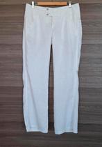 Witte linnen broek, Denim atelier, maat 42, Kleding | Dames, Broeken en Pantalons, Ophalen of Verzenden, Maat 42/44 (L)