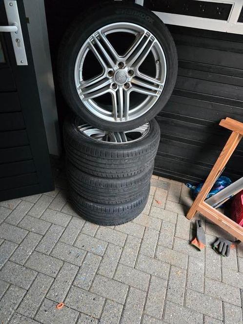 mooie set 17 inch velgen te koop 5x112, Auto-onderdelen, Banden en Velgen, Banden en Velgen, Zomerbanden, 17 inch, 225 mm, Personenwagen