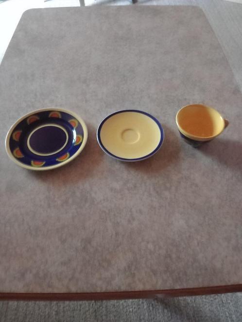 Tas / Ontbijtbord / Ondertas ( Alles 4 x ), Huis en Inrichting, Keuken | Servies, Nieuw, Compleet servies, Overige stijlen, Ophalen