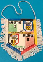 Coupe du monde Mexique 86 Argentine Belgique vintage fanion, Collections, Comme neuf, Enlèvement ou Envoi