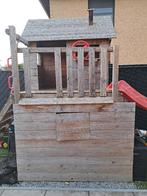 houten speelhuis, Ophalen of Verzenden, Gebruikt, Hout