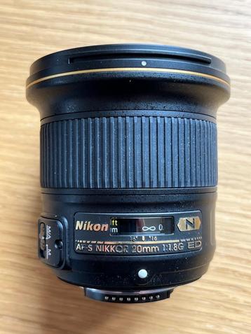 Nikkor AFS 20 mm 1:1,8 G ED Nano beschikbaar voor biedingen