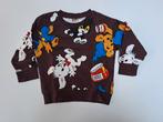 Mt 98 Auberginekleurige sweater met Bamse beertje, Lindex, Trui of Vest, Ophalen of Verzenden, Zo goed als nieuw