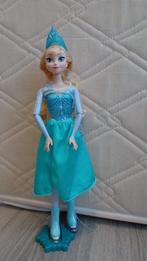 Frozen Disney ijsschaatsende Elsa pop, Ophalen of Verzenden, Nieuw, Pop