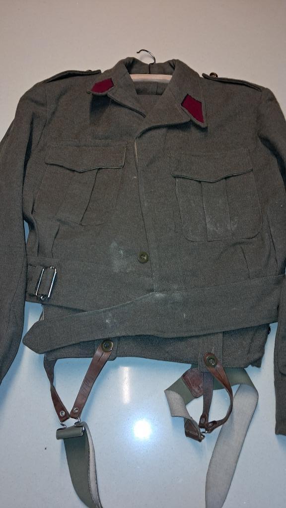 BELGIQUE - ABL - ENSEMBLE SERVICE DE SANTE 1960, Verzamelen, Militaria | Algemeen, Landmacht, Kleding of Schoenen, Ophalen of Verzenden