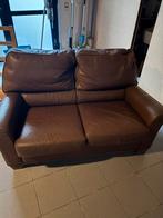 Leder Zetel voor 2 personen, Ophalen, Leer