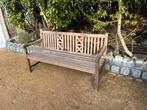 Grand banc en teck, Tuin en Terras, Tuinbanken, Ophalen, Gebruikt, Teakhout