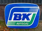 BK Autogas oude reclame lichtbak, Reclamebord, Gebruikt, Ophalen of Verzenden