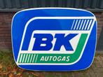 BK Autogas oude reclame lichtbak, Verzamelen, Ophalen of Verzenden, Gebruikt, Reclamebord