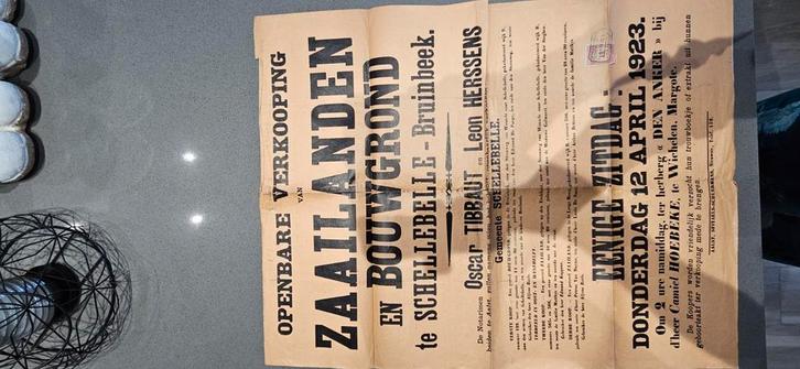 Affiche, Antiek en Kunst, Antiek | Overige Antiek, Ophalen