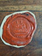 Lakzegel van franse Consulaat in Kobe Japan, Postzegels en Munten, Penningen en Medailles, Verzenden