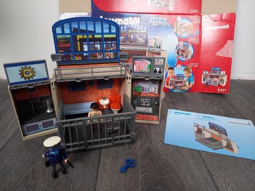 Playmobil city action 5421 - politiebureau kist, Kinderen en Baby's, Speelgoed | Playmobil, Gebruikt, Ophalen of Verzenden