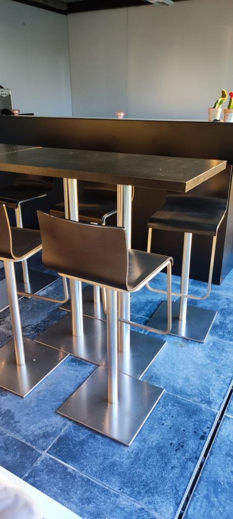hoge tafels 3 stuks   , sta tafels, bar tafels, Zakelijke goederen, Horeca | Meubilair en Inrichting, Gebruikt, Ophalen