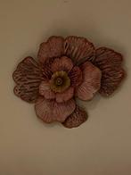 Muurdecoratie bloem in metaal, Huis en Inrichting, Ophalen, Zo goed als nieuw