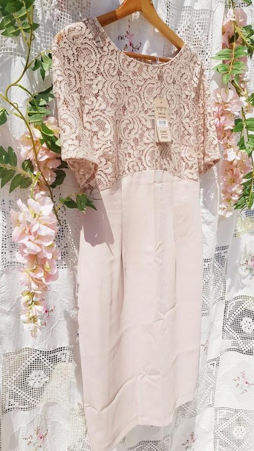 Robe chic  rose Jacques Vert neuve 🎀🎀, Kleding | Dames, Jurken, Nieuw, Maat 36 (S), Roze, Onder de knie, Ophalen of Verzenden