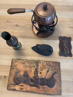 Set koperen voorwerpen, Ophalen