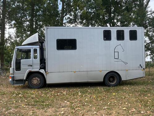 Paardenvrachtwagen, Volvo FL6, Auto's, Vrachtwagens, Particulier, Volvo, Diesel, 2 deurs, Handgeschakeld, Zilver of Grijs, Stof