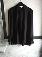 Chemise noire avec noeud au col, Comme neuf, Taille 36 (S), Noir, Enlèvement ou Envoi