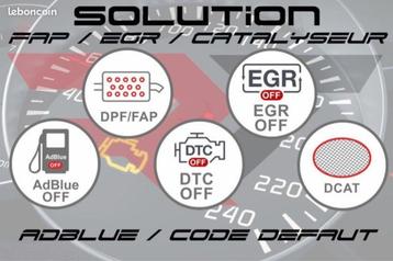 Suppression Adblue, FAP egr, reprogrammation moteur Stage 1, disponible aux enchères