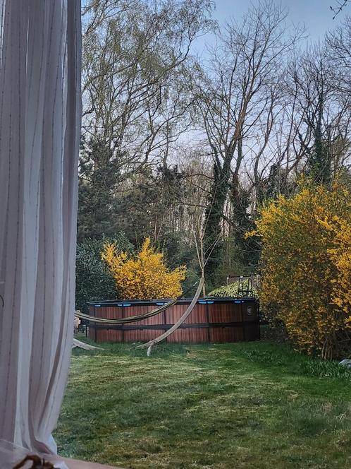 EXIT wood zwembad,1 zomer gebruikt.488x122 met toebehoren, Tuin en Terras, Zwembaden, Zo goed als nieuw, Opzetzwembad, Rond, Ophalen