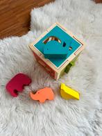 Houten box met diertjes, Ophalen