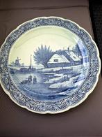 Belle plaque suspendue bleue de Delft, J Sonneville, Antiquités & Art, Enlèvement