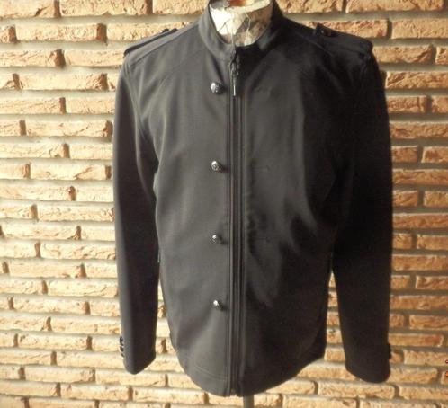 (17) -veste noire homme t.xl - zara man -, Kleding | Heren, Jassen | Zomer, Zo goed als nieuw, Maat 56/58 (XL), Zwart, Ophalen of Verzenden