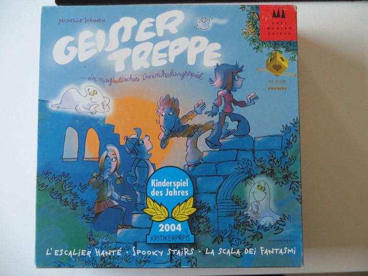 Geistertreppe - Spokentrap (Drie Magiër Spellen), Hobby en Vrije tijd, Gezelschapsspellen | Bordspellen, Zo goed als nieuw, Een of twee spelers