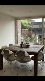 Tafel vierkant, Huis en Inrichting, Ophalen, Gebruikt, 100 tot 150 cm, 100 tot 150 cm