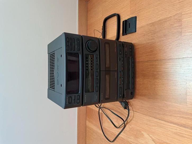 Sony MHC 510 ET ENCEINTES, radio, k7 x 2, cd, TV, Hi-fi & Vidéo, Chaîne Hi-fi, Utilisé, Sony, Enlèvement