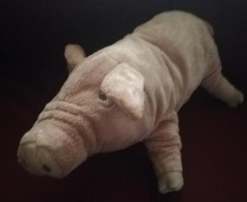 Peluche cochon rose 39 cm beschikbaar voor biedingen