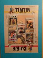 Feuillet 5 timbres - 70 ans du journal Tintin, Enlèvement ou Envoi, Tintin, Neuf, Image, Affiche ou Autocollant