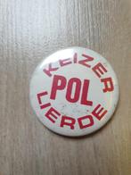 Carnaval button Lierde Keizer Pol, Postzegels en Munten, Penningen en Medailles, Ophalen