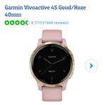 Garmin Vivoactive 4S roze/goud, La vitesse, Comme neuf, Rose, Garmin