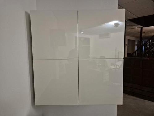 Hulsta Lilac - Wandmeubel - Wit - Hoogglans - Design, Huis en Inrichting, Kasten | Wandmeubels, Zo goed als nieuw, 100 tot 150 cm