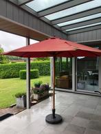 Parasol met voet, Tuin en Terras, Ophalen, Gebruikt, 3 tot 4 meter, Parasolvoet